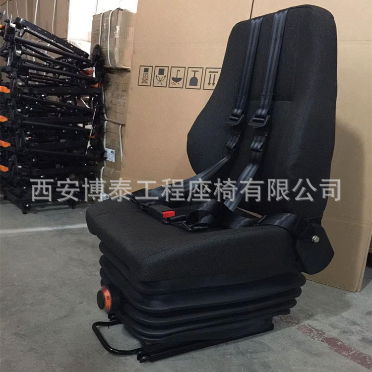 Xi'an Botai cuatro puntos cinturón de seguridad mecánica amortiguación asiento equipo asiento ajustable minería vehículo conductor asiento