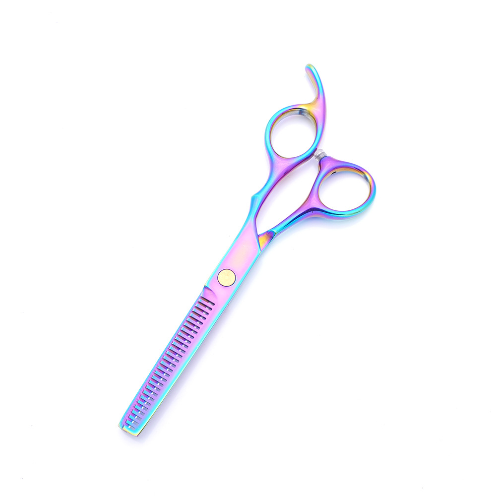 Tijeras para el cabello Zhangjiagang especiales para el cabello fino y roto, tijeras planas, flequillo, estilista transfronterizo, juego de tijeras de doble uso