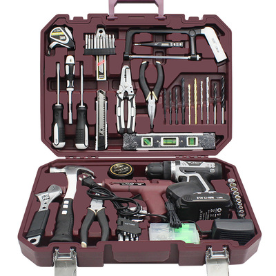 Rhett 21V upgrade Electric drill household hardware repair multi-function hold-all suit Manufactor Direct selling wholesale