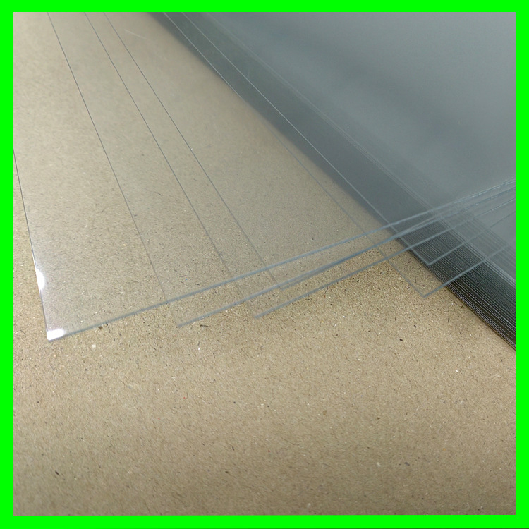 防刮花高透明PET 耐刮性强高透明加强防刮花窗口片折盒片