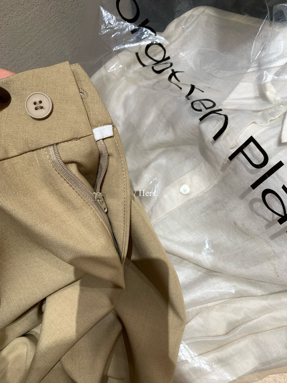 Quần culottes nữ ống rộng dáng suông vải rũ mềm mại — màu đen, màu kaki chi tiết 24