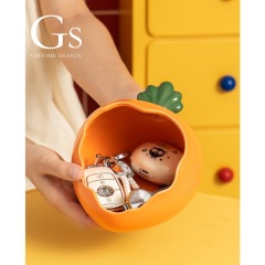 玄关入户门钥匙收纳神器轻奢高档可爱创意陶瓷胡萝卜摆件乔迁送礼