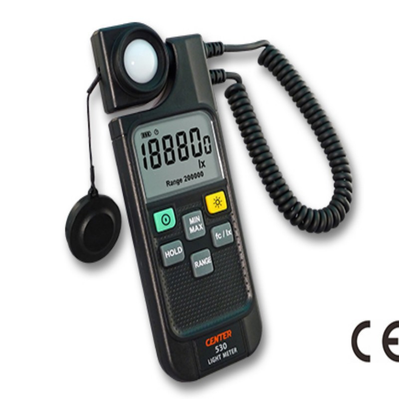 CENTER530照度计可拆卸和可旋转光传感器群特CENTER-530亮度计