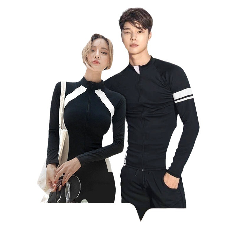 Manufacturers couple diving suit Korean new diving suit surfing snorkeling jellyfish split swimsuit