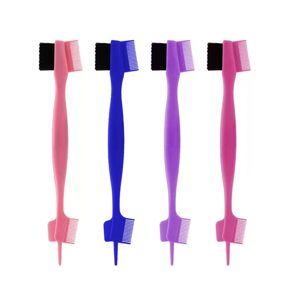 Foreign trade hot sale three eyebrow brush eyelash brush hair brush eyebrow tool makeup brush beauty brush eyebrow brush eyebrow brush