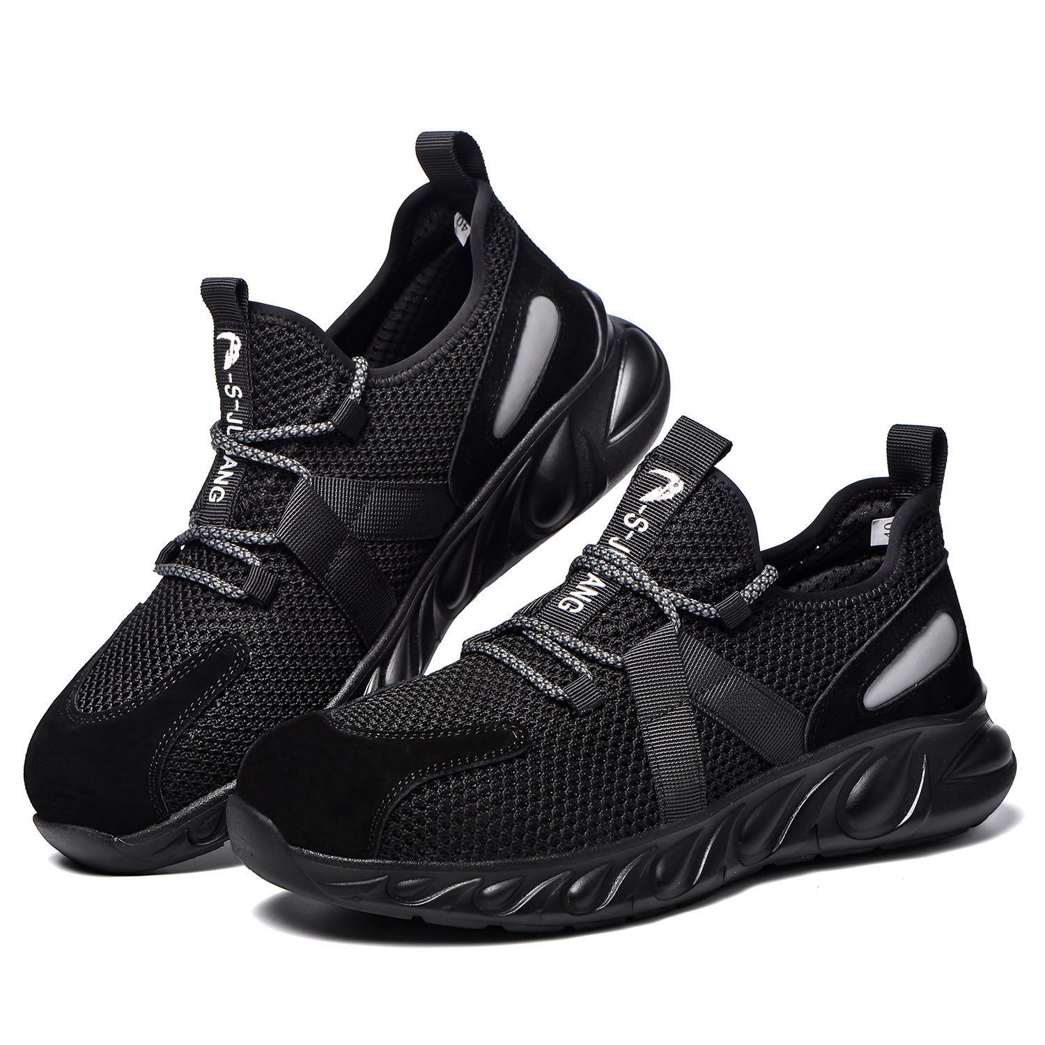 Zapatos de Seguridad Transpirables de Tejido Volador Antiaplastamiento y Antipinchazos image 5