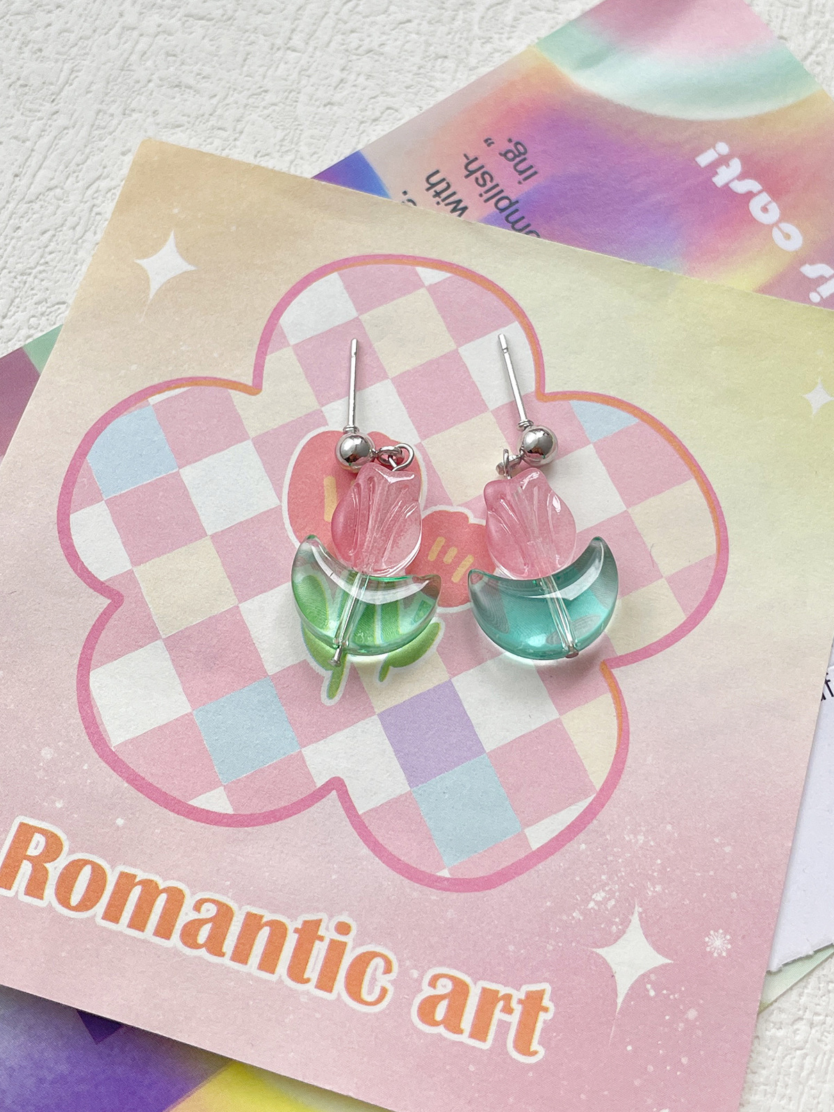 21g Weight Beads Jewelry Making Type 10 * 8mm, 11 * 16mm Jewelry Making Size DIY Jewelry Accessories Classification 10 Pieces Quantity glass Material Leaf, Flower Pattern Simple Style Style 10 Pieces 10 * 8mm 11 * 16mm Glass Leaf Flower DIY Jewelry Accessories Beads 2