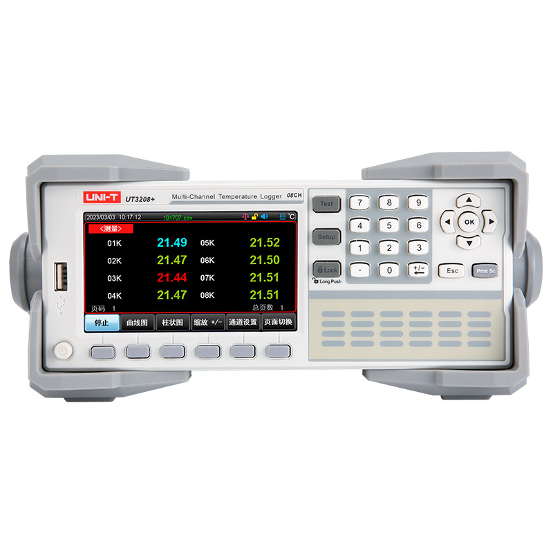 �����£�UNI-T��UT3208+��·�¶Ȳ����Ƕ�·�¶�Ѳ���Ƕ��������