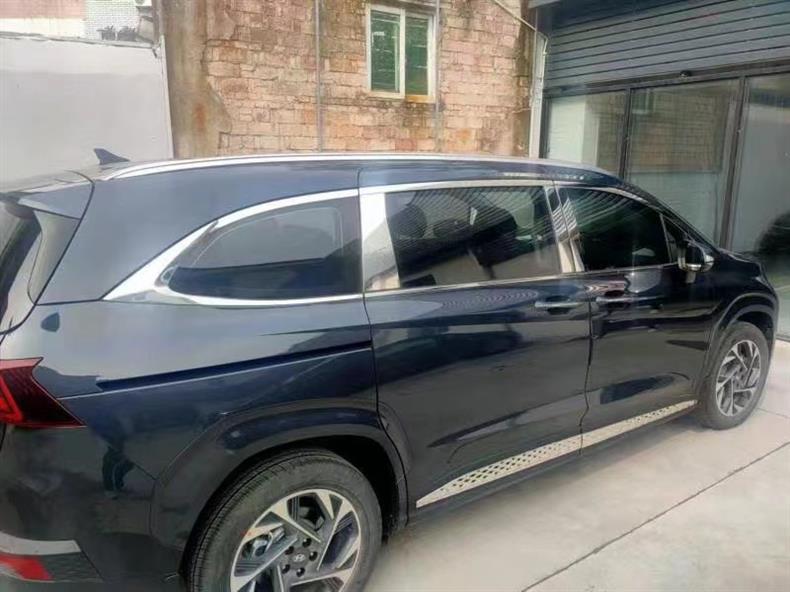 Suitable for 21 Hyundai Tucson L Kustu Roof Rack Aluminum Alloy Punch-Free Vertical Rod Travel Modification