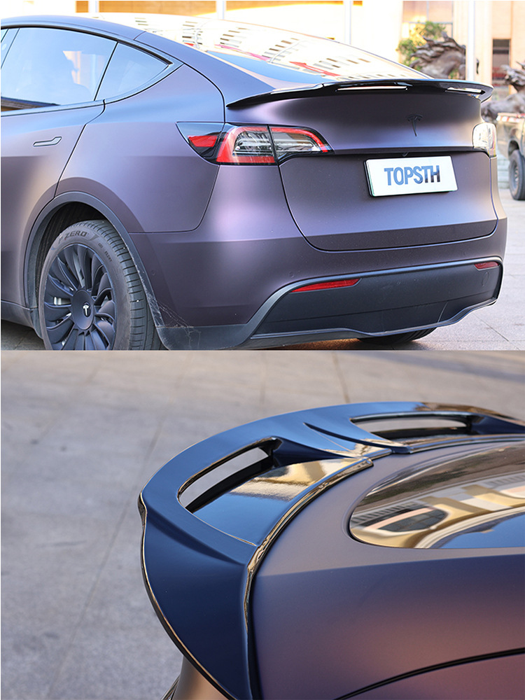 Suitable for Tesla 19-24 Model Y Rear Wing Sports L Model Edamame Top Wing Exterior Modification Accessories