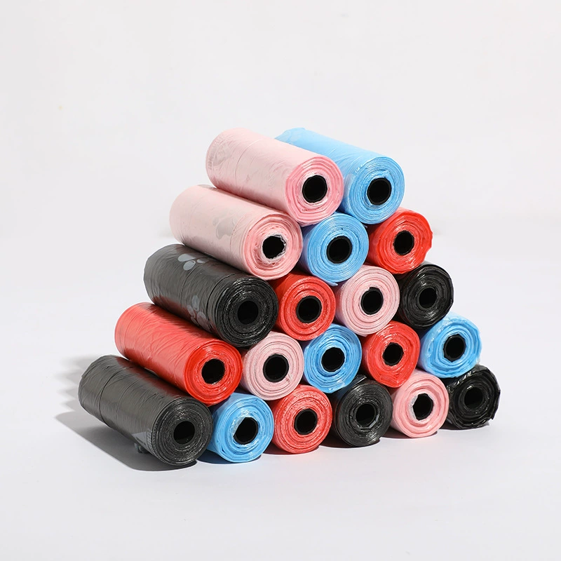 Фабрика ПЭТ полиэтиленовый пакет из выгула собаки уборка лопатой экскрементов мешок непрерывный точка крена перерыв монохромный собака стул мешок