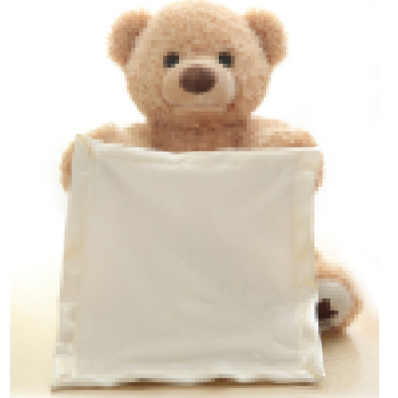 Oso de escondite y busca esconder y buscar cubrir ojos tídito oso juguete de peluche eléctrico transfronterizo Amazon