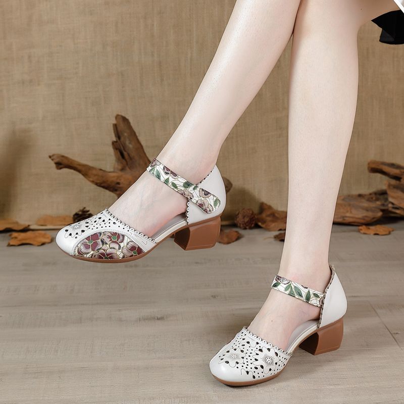 Summer retro ethnic women's non-slip sandals