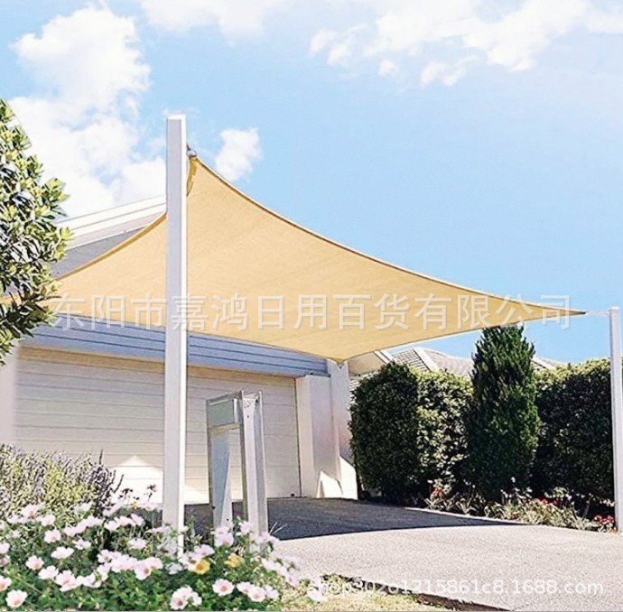 3*4四角亚马逊牛津布遮阳帆庭院防水防晒花园泳池遮阳户外天幕|ms