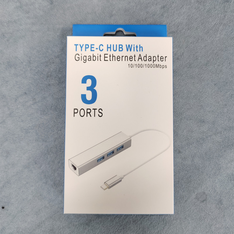 アルミ合金3.0usbネットワークカード3.0hub百兆ネットワークカード金属ケースusb拡張ドックusb変換rj45ネットワークポート|undefined