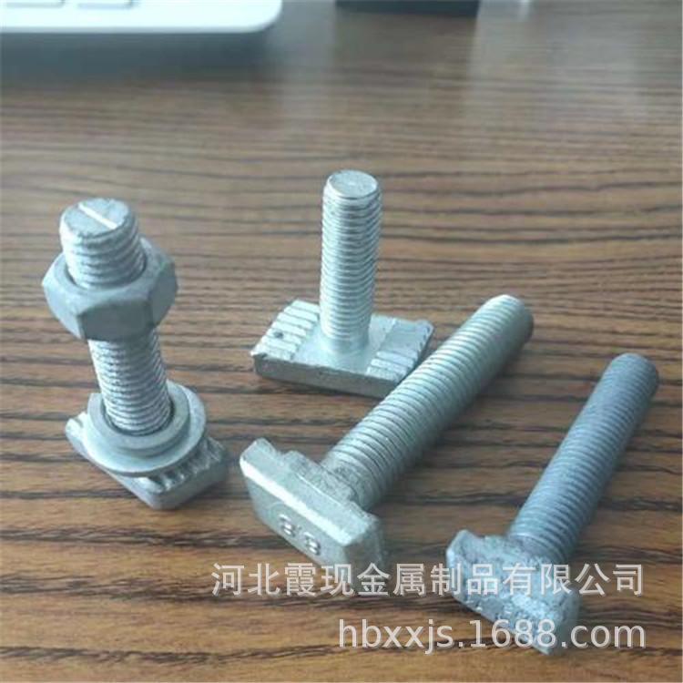 厂家供应T型螺栓 38*23槽式预埋件用带齿T型螺栓