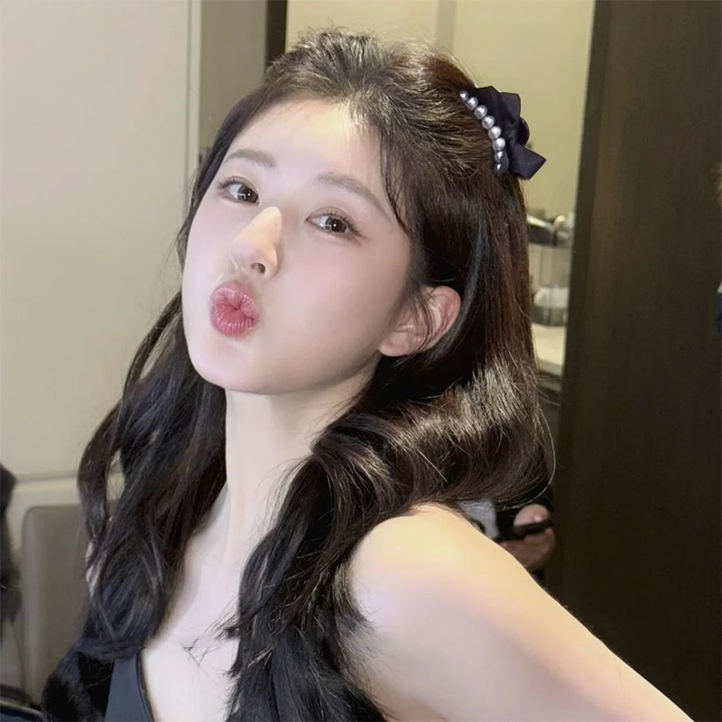 Retro arco de perla pequeño clip de agarre princesa cabeza lateral frange clip de cabello de la cabeza detrás de la mitad de un cabello clip de cabello tocado