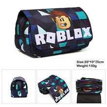 新款罗布乐思ROBLOX双层笔袋铅笔盒中小学生文具盒