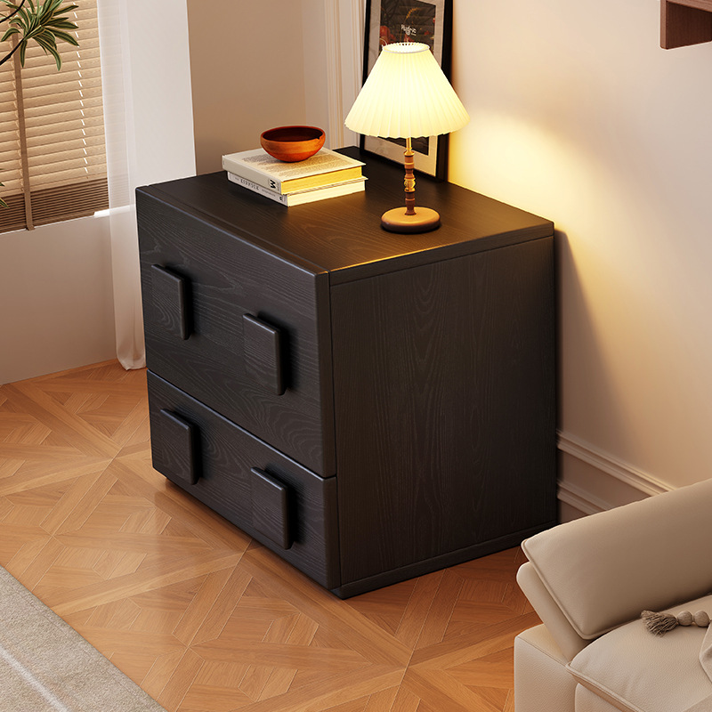 Gabinete de puerta de estilo medieval retro cabina de cabezal de cama dormitorio almacenamiento simple gabinete de televisión sala de estar armario combinado