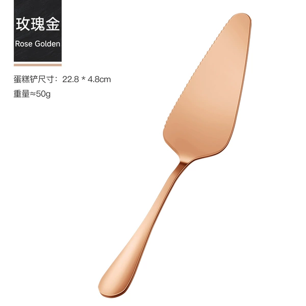 Rose gold pizza shovel