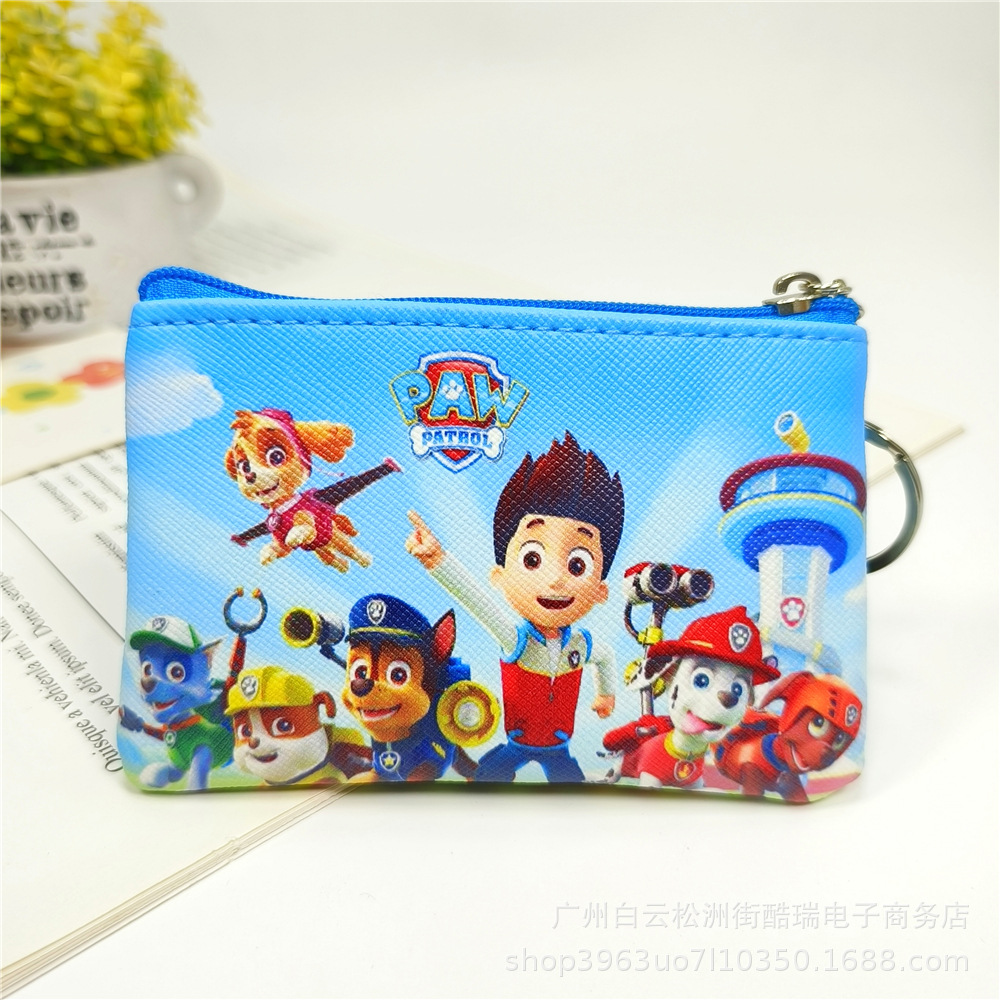Bolso de la moneda de los niños de dibujos animados lindo niños y niñas monedero bolso de La Moneda bolso de la tarjeta de cremallera pequeña bolsa regalo del estudiante de la escuela primaria
