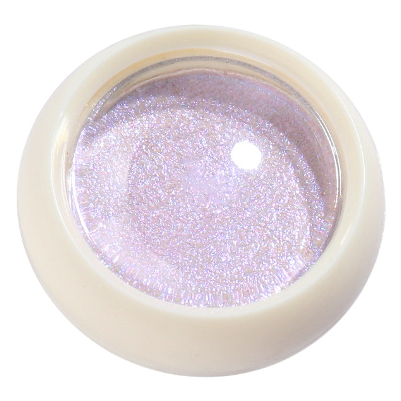 Clavo sólido Aurora polvo pequeño dulce patata embotellada hielo transparente espejo mágico brillo clavo polvo de hadas caliente con uñas de cepillo