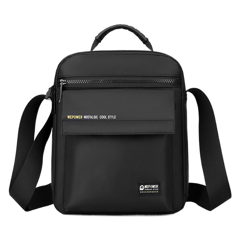 Wepower nuevos hombres casual simple bolso de hombro portátil de gran capacidad de almacenamiento bolsa de mensajero bolso de negocios