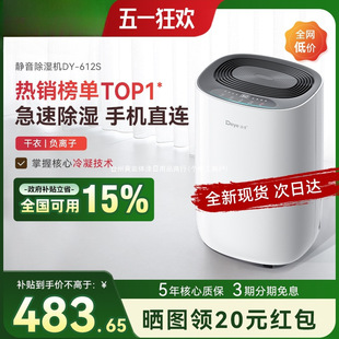 De'Ye Dehumidifier Household Dehumidifier Silent Bedroom Air Moisture Absorber Dehumidifier Small Basement 612S