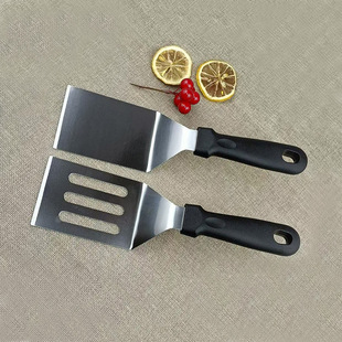 Grill Teppanyaki Stainless Steel Steak Spatula Pizza Frying Spatula Fried Ice Yogurt Hand Cake Tool Egg Burger
