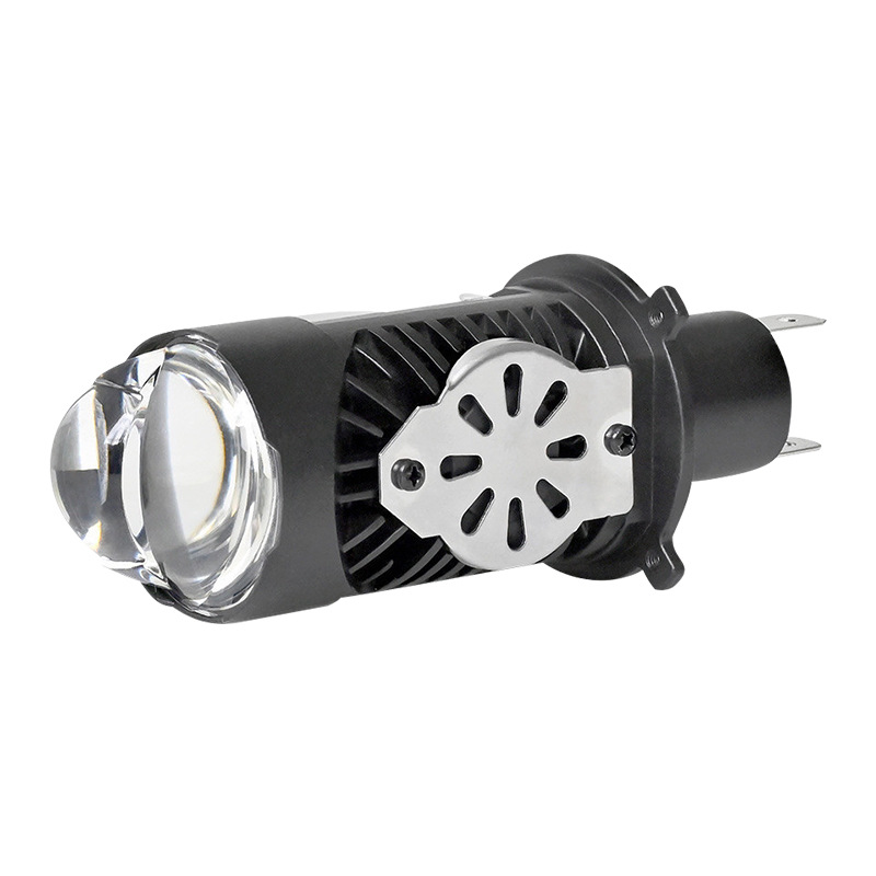 Auto LED remodelado largo y cercano integrado doble luz H4 tipo enchufe directo de luz intensa exceso de bombilla de motocicleta universal