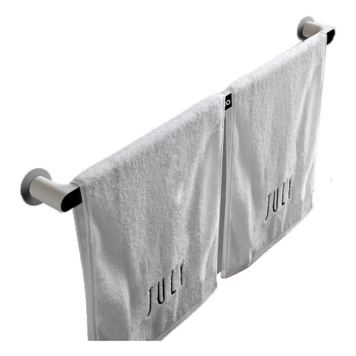 Towel rack punch-free toilet bathroom suction cup hanging rack bath towel rack Nordic simple creative single rod storage rod