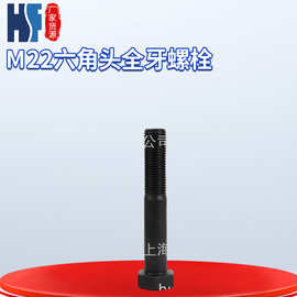 镀镍外六角螺栓8.8级外六角螺栓GB5782/5783  M22六角头全牙螺栓