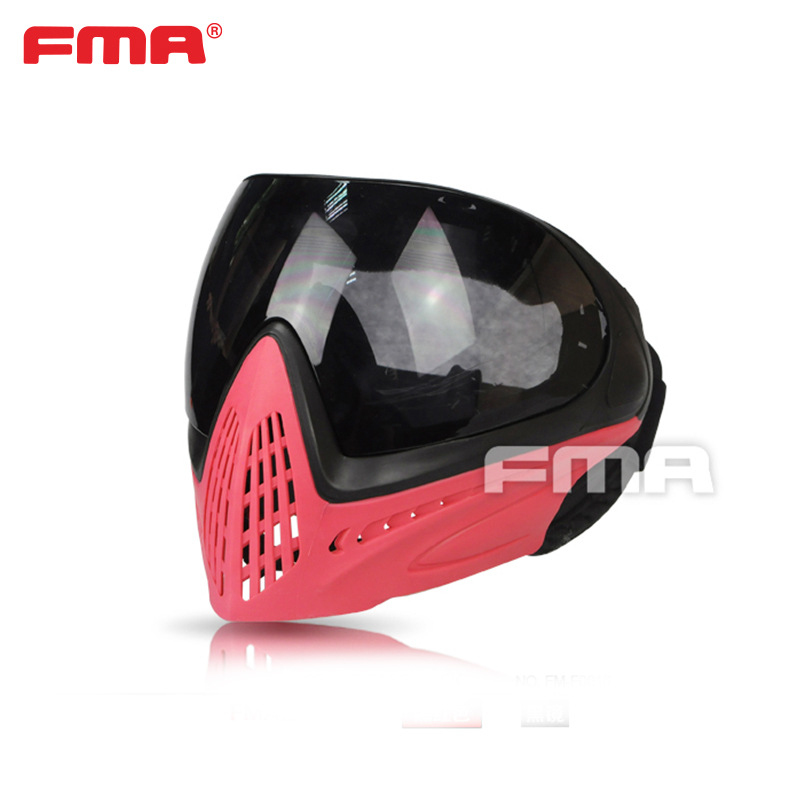 FMA F1全脸防护面罩双层镜片彩弹Paintball竞技运动团建 FM-F0010