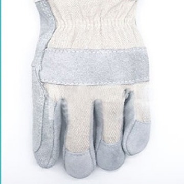 焊兽11211二层全掌短皮拇指假条手套15&5