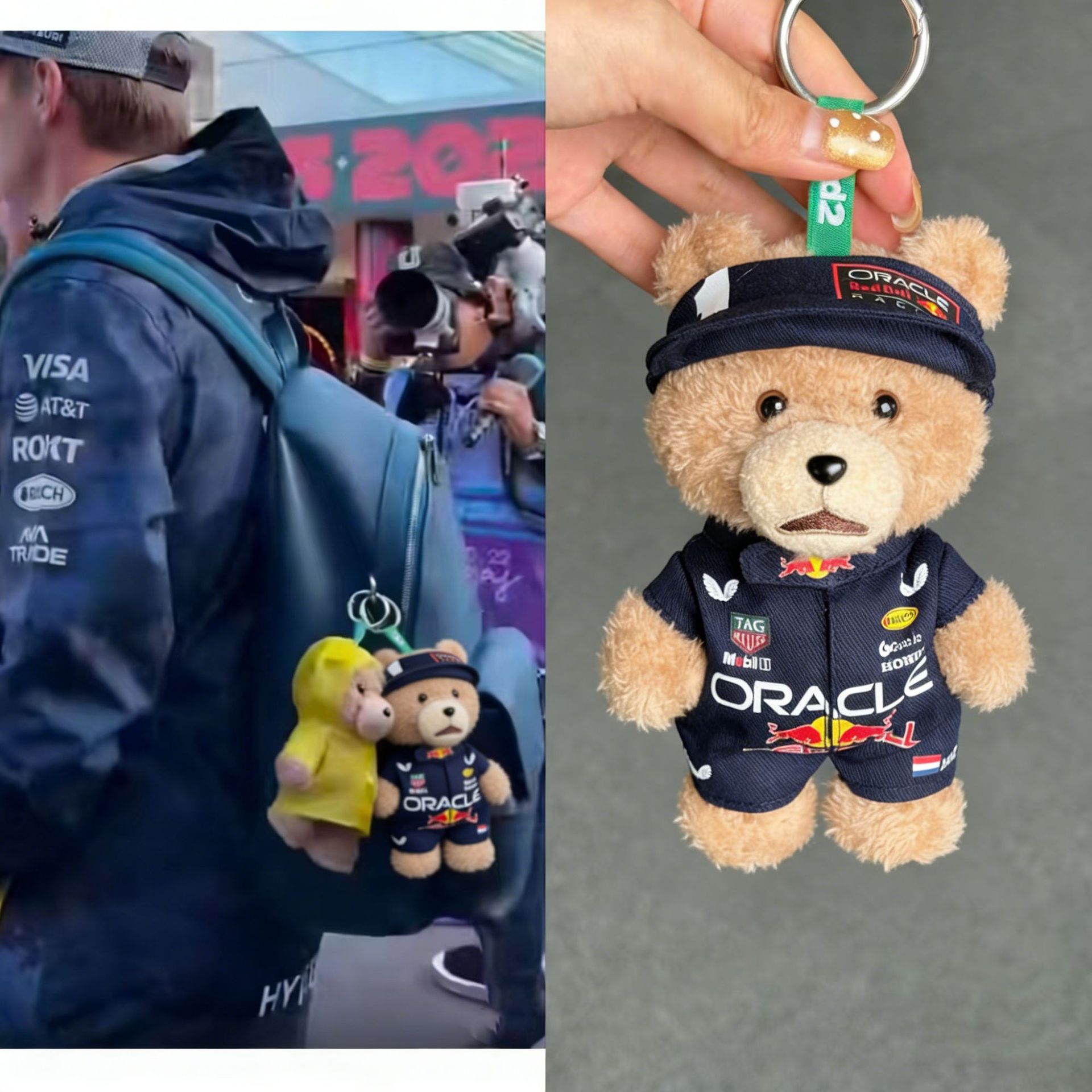 17 sm Teddy Bear Plys Oyuncaq və Geyim Dəsti