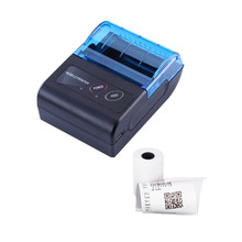 DC5V 2A Blue Bluetooth Thermal Receipt Printer USB Bill Invo