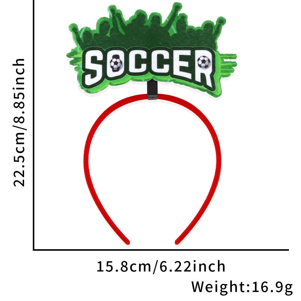 Diademas de Fútbol Estilo Nuevo para la Copa Mundial, Estilo Americano, Canadiense y Mexicano, Accesorios para Animar, Decoración para Fiestas Temáticas de Fútbol