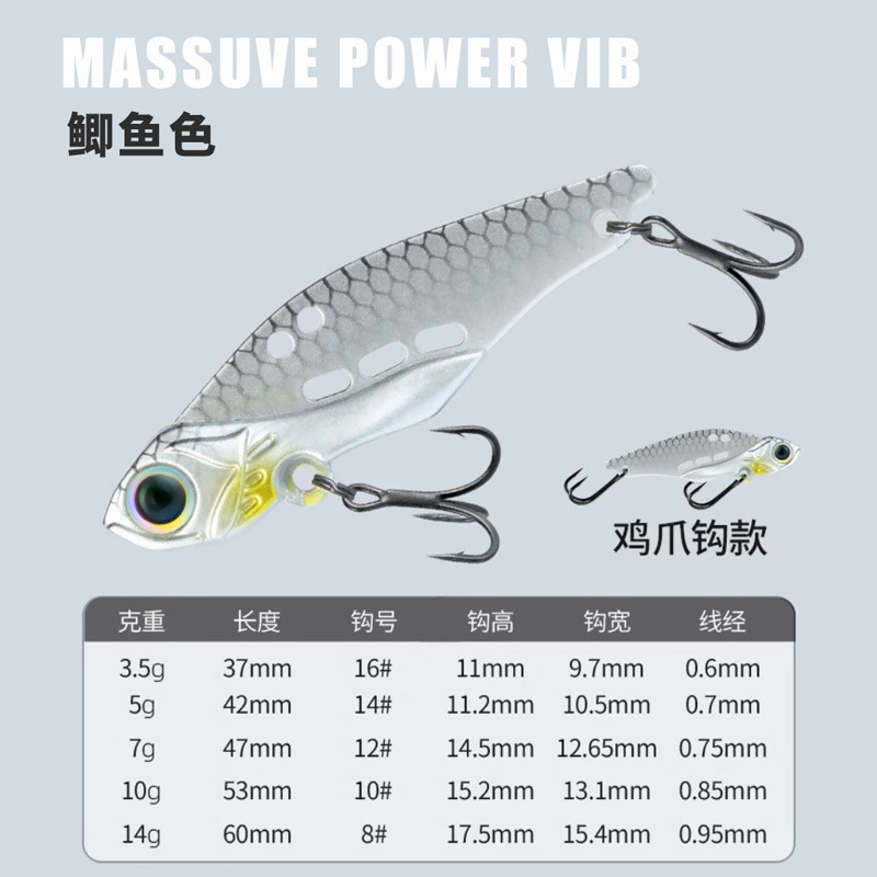 超薄型VIB高周波振動超遠投ルアー餌鉛包銅スパンコールハードベイト淡水遠投バス鉄板|undefined