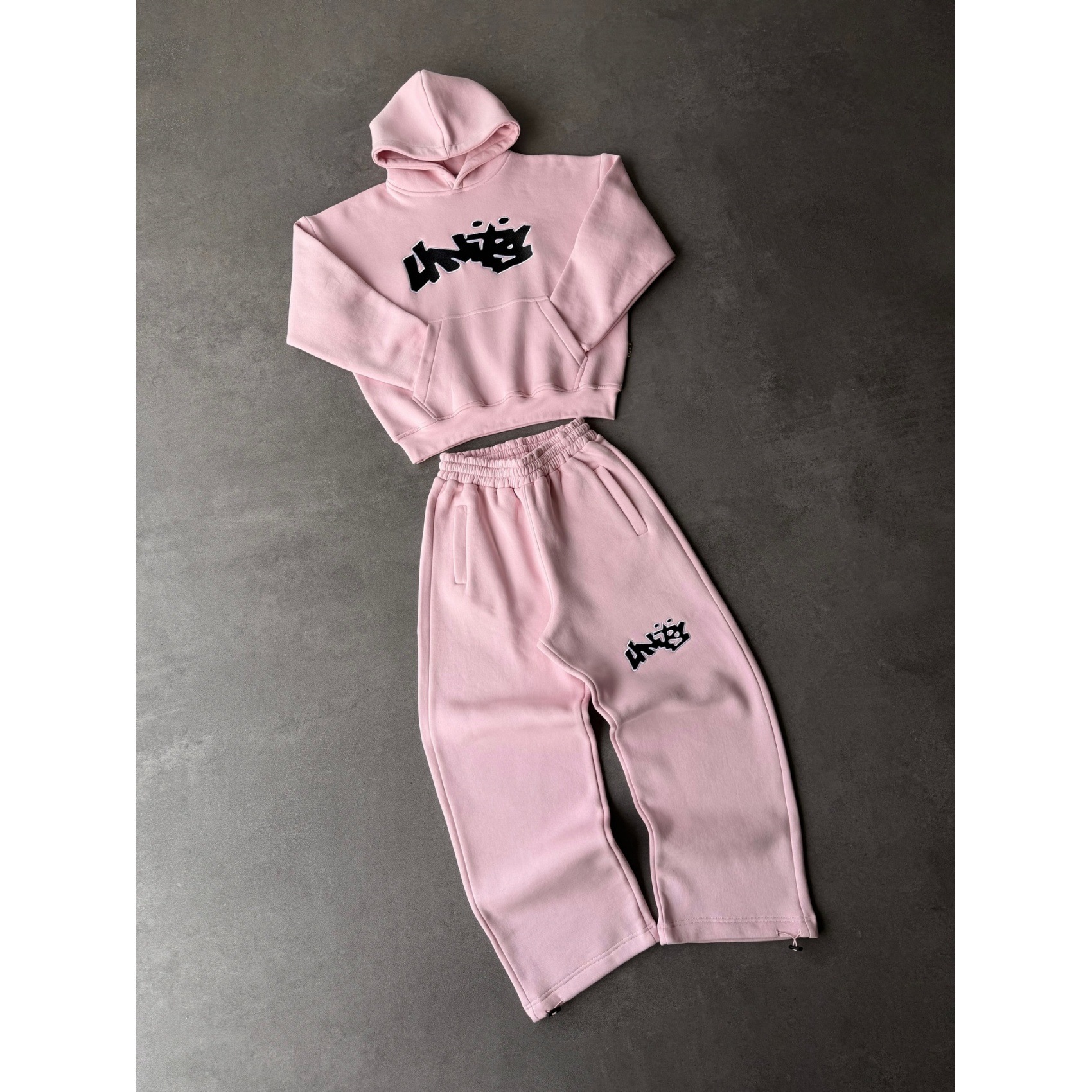Unbranded Y2K Embroidered Set 2-Piece Pink