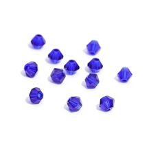 厂家4mm切面菱形水晶珠玻璃珠子DIY手工制作串珠散珠饰品配件材料