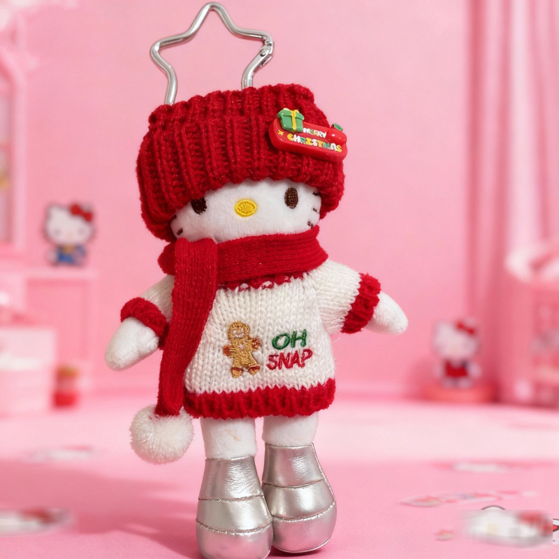 かわいい長い脚キティハローキティぬいぐるみペンダントバックパックペンダント人形キーホルダーおもちゃ卸売|undefined