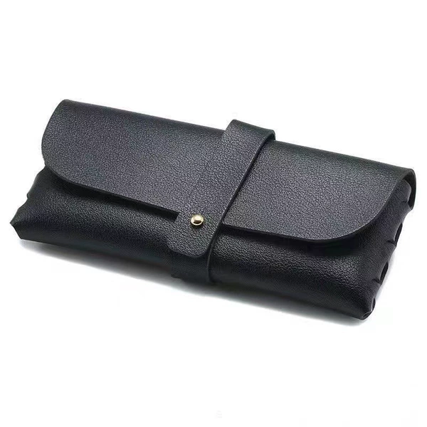 Black leather bag