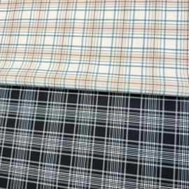 数码印花韩版ins花布羽绒服面料棉衣面料防水格子春亚纺