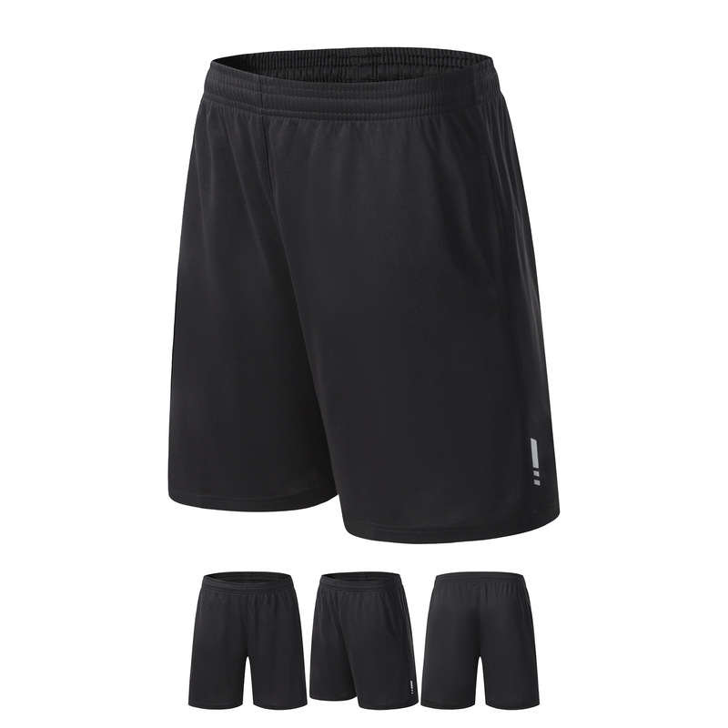 Summer Men's Sports Shorts with Printed Logo, New Quick-Drying Track and Field Training Shorts, Breathable Fitness Running Shorts