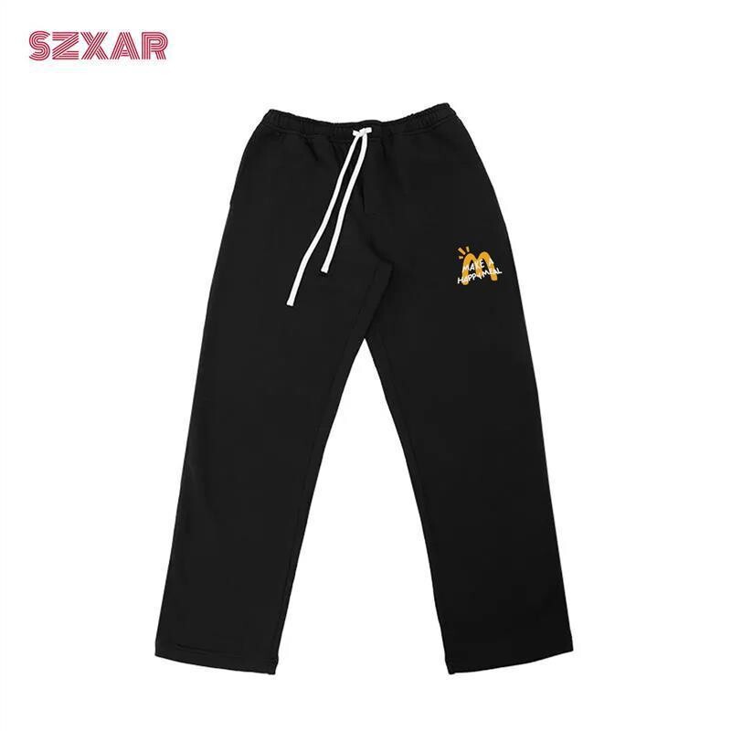 2025Youngla American New Men's Sports Pants Jogging Sports Muscle Fitness Straight Casual Pants