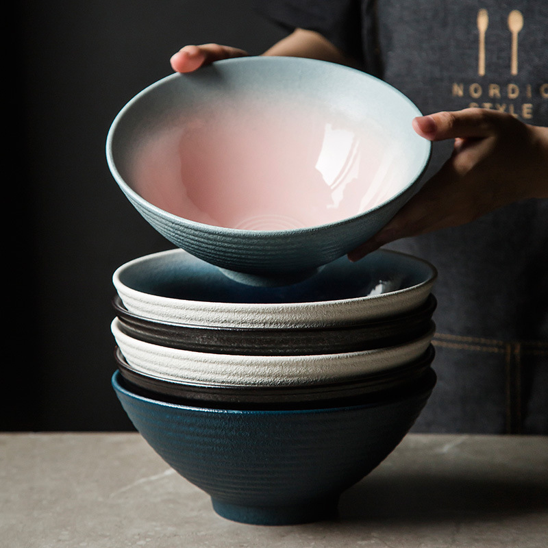 酒店碗牛肉面味汤餐厅瓷碗牛肉熊慧面碗欧式菜创意千拉面大简彭锐