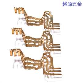 定制 连续模五金冲压件都可做欢迎带图来询 铜插片定制