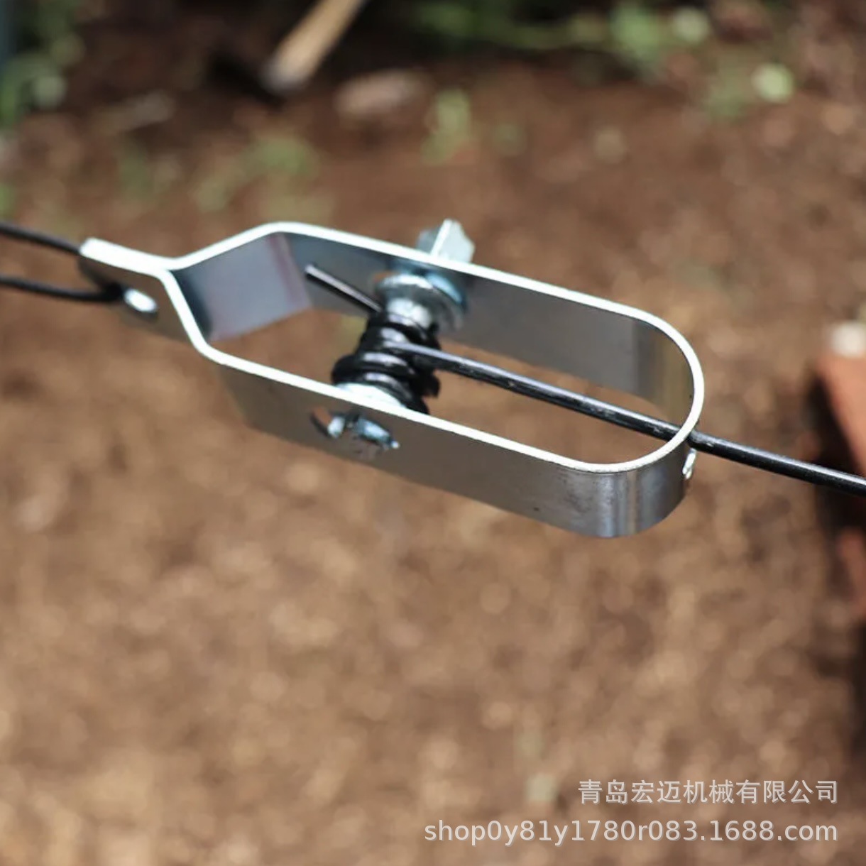 温室大棚葡萄架紧线器 原色 表面可镀锌可喷塑 果蔬钢丝绳收紧器