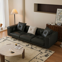 迪兰沙发佛山真皮沙发家具意式极简客厅轻奢高级感皮革沙发定制