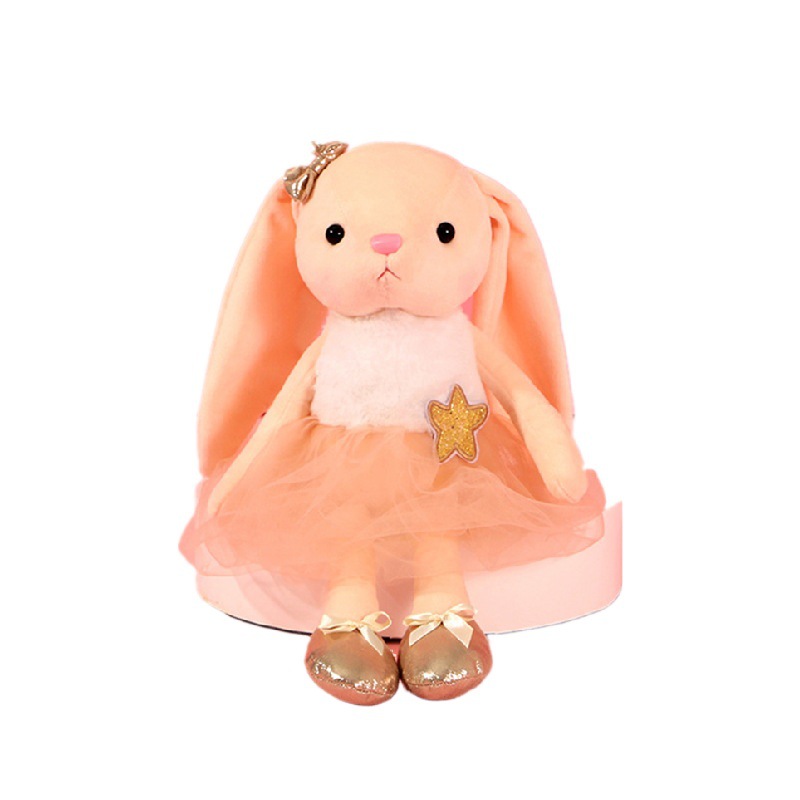 Ballet lindo conejo muñeca conejito de peluche de juguete para niños ragdoll conejo muñeca Regalo de Cumpleaños niñas al por mayor